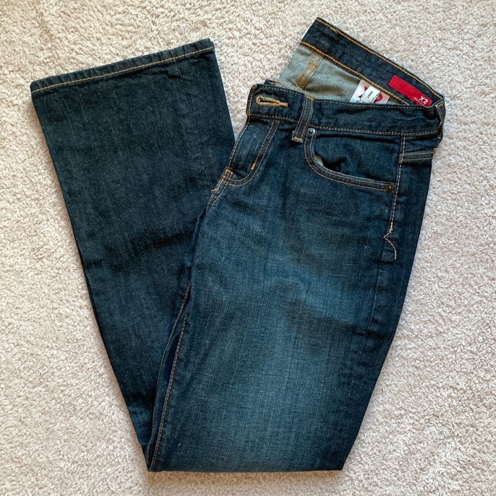 X2 Regular Rise Boot Cut Jeans